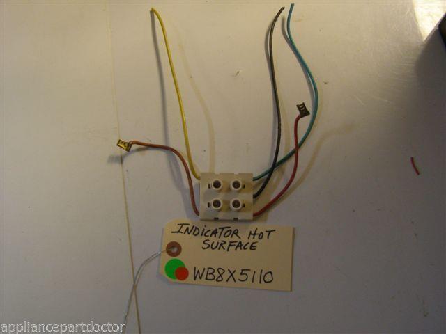 GE STOVE WB8X5110 Indicator Hot Surface used GE STOVE WB8X5110 Indicator Hot Surface used